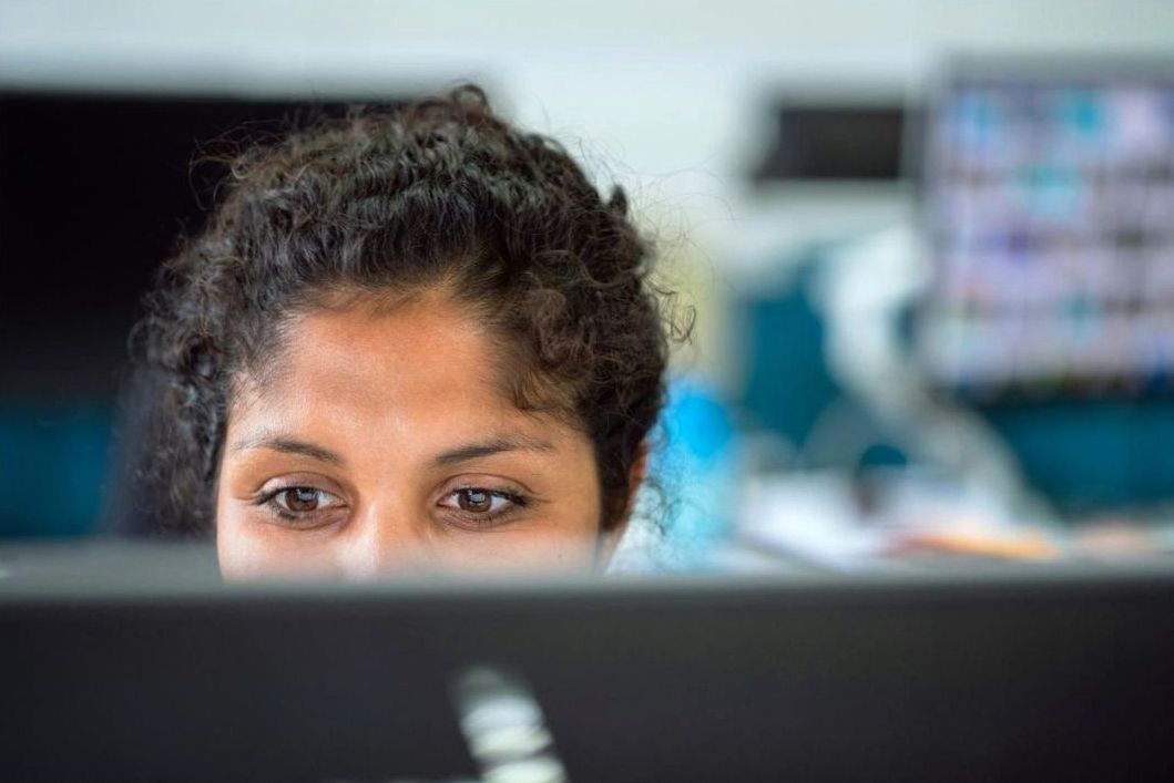 Screenshot van mobiele app